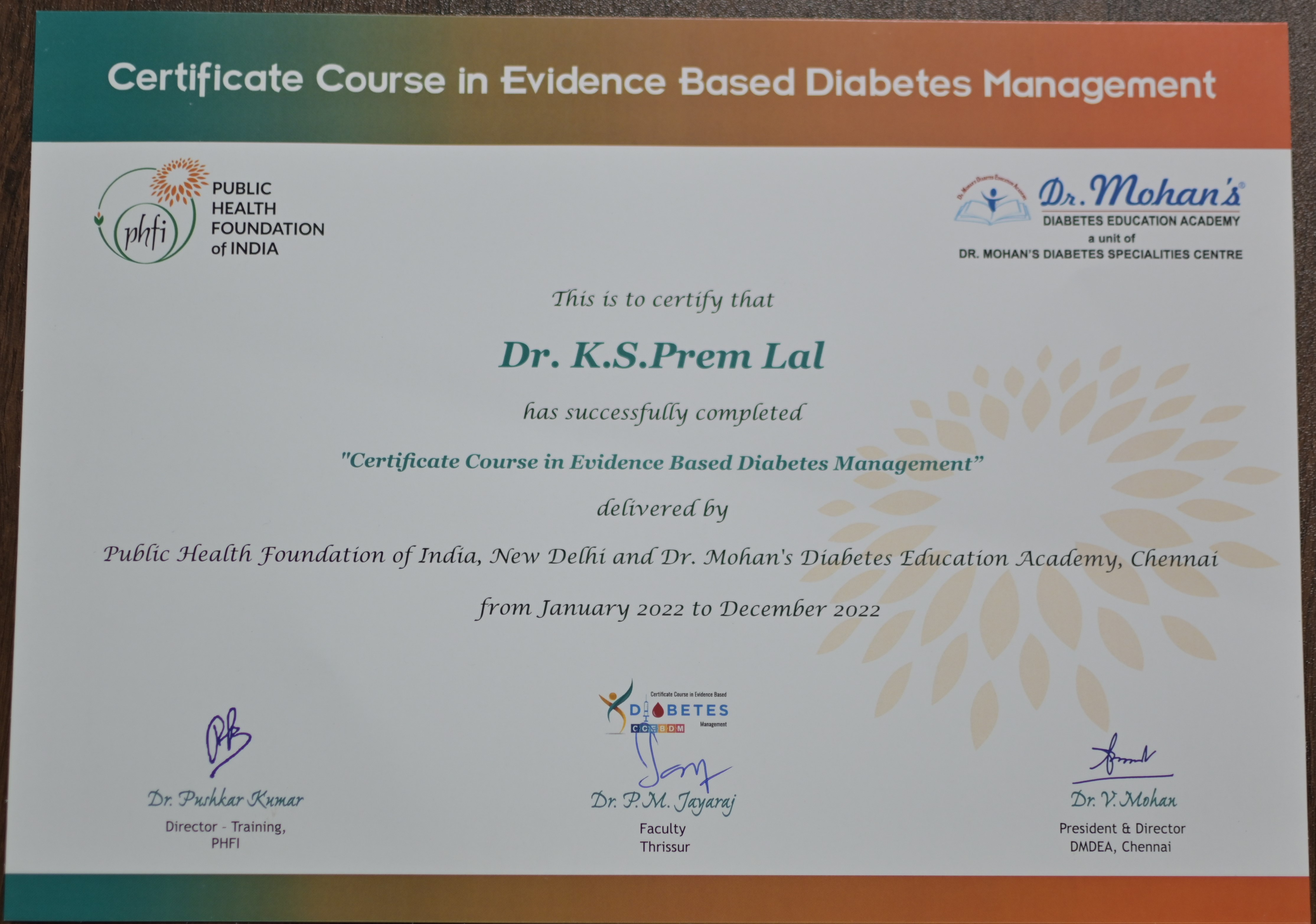 CCEBDM — Evidence Based Diabetes Management